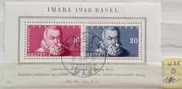 ST144) W31, 1948 IMABA Sonderblock ET Kt. 100.-