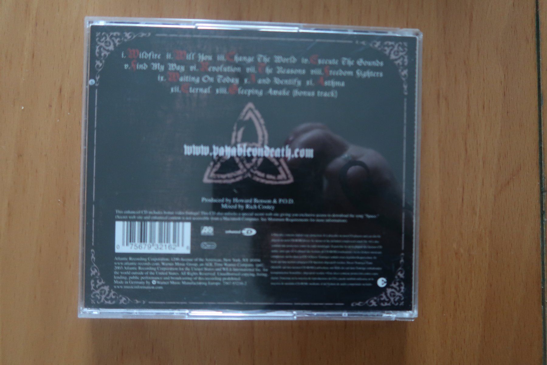 CD: CD    P.O.D. - Payable on Death             Cd et DVD-Bonus – Usato da Porrentruy venduto da tupatup 1