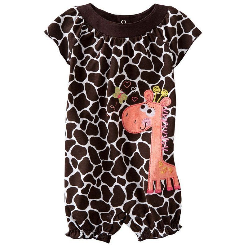 Jumpsuits: GIRAFFENMUSTER BRAUNES OVERALL Gr. 92 – Neu (gemäss Beschreibung) aus Langenthal von flowersNbirds