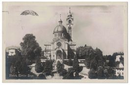 Zürich, Kirche Enge, gelaufen 1931 (O. Hüssy-Müller)