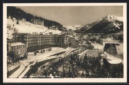 AK Davos, Hotel Belvedere im Winter
