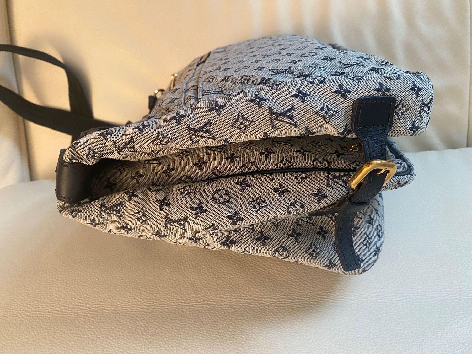 Louis Vuitton Borse: LOUIS VUITTON - Maman Diaper Bag Navy Mini Lin – Nuovo (secondo la descrizione) da Winkel venduto da ferrari2022 4
