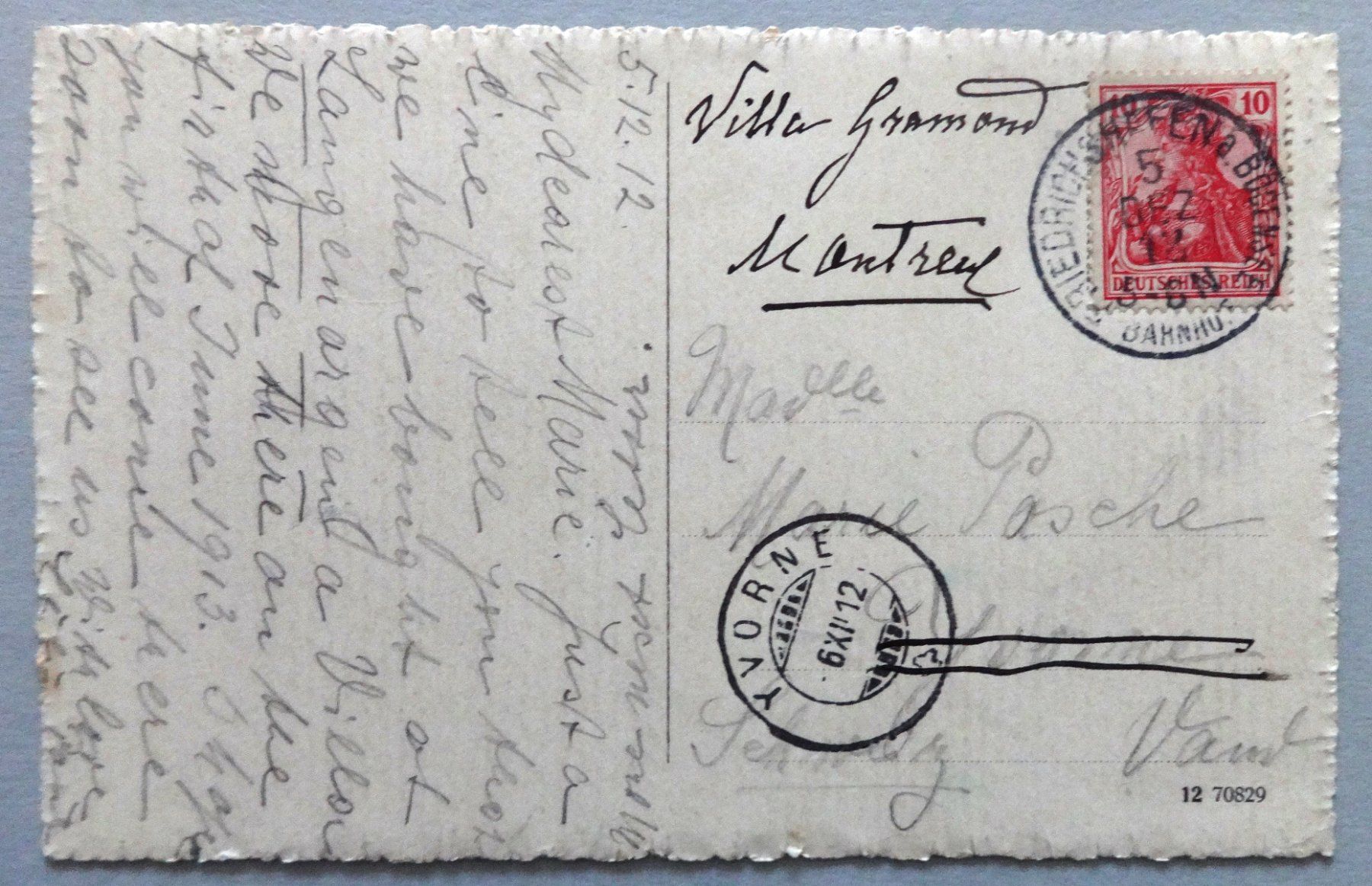 Cartes postales: Friedrichshafen, Hafenpartie mit Postamt – D'occasion à Fétigny par Billy2miny 1