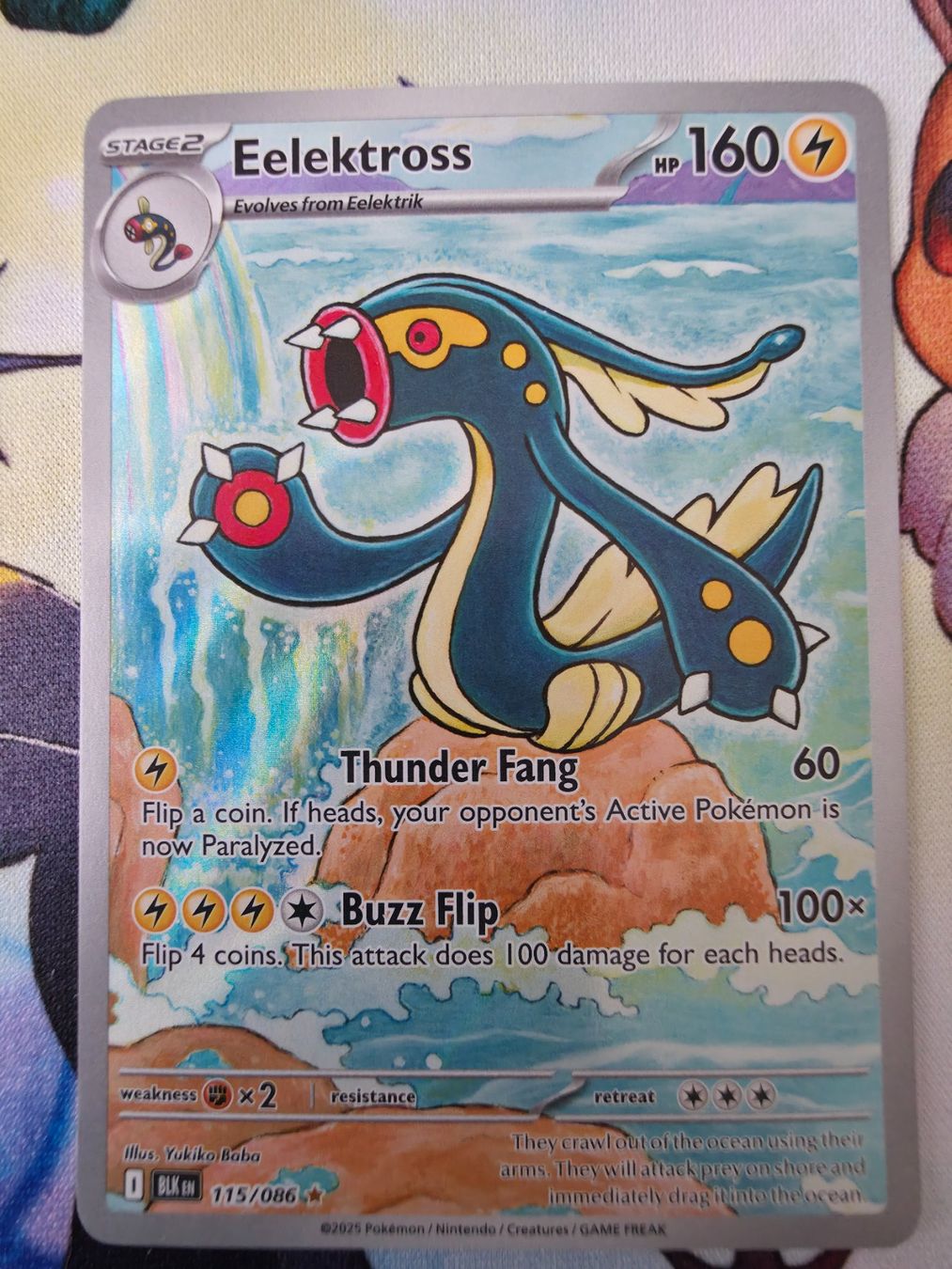 Pokémon Carte collezionabili: Eelektross 115/086 EN - Black Bolt – Nuovo (secondo la descrizione) da Bözberg venduto da blooke