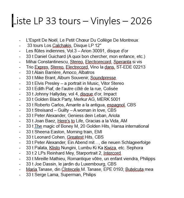 Dischi in vinile: Mallette 27 Vinyles LPs divers artistes – Usato da Courtepin venduto da mara_1808 9