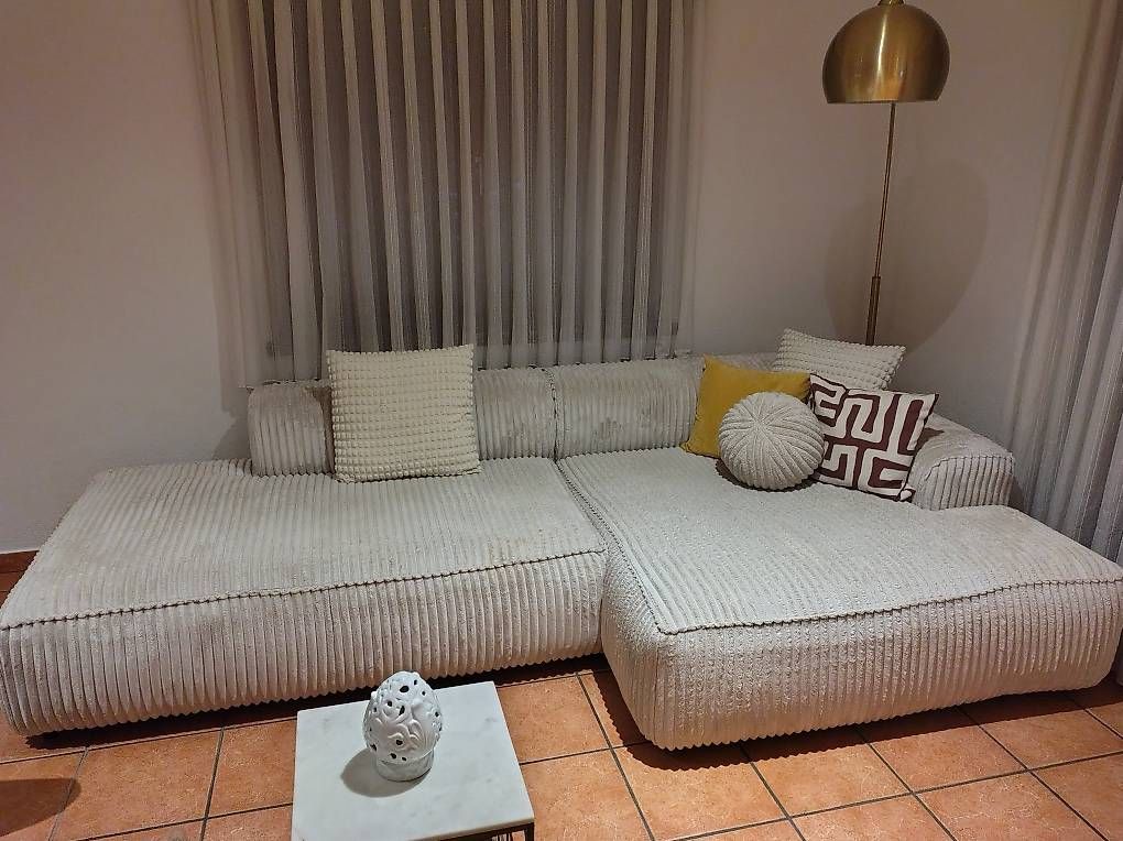 Conforama Divani: Divano ad angolo 305x156 – Usato da Vairano venduto da mir_rtt2