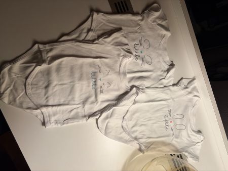 3er Set Baby Bodys Gr.80 mit Tiermotiven