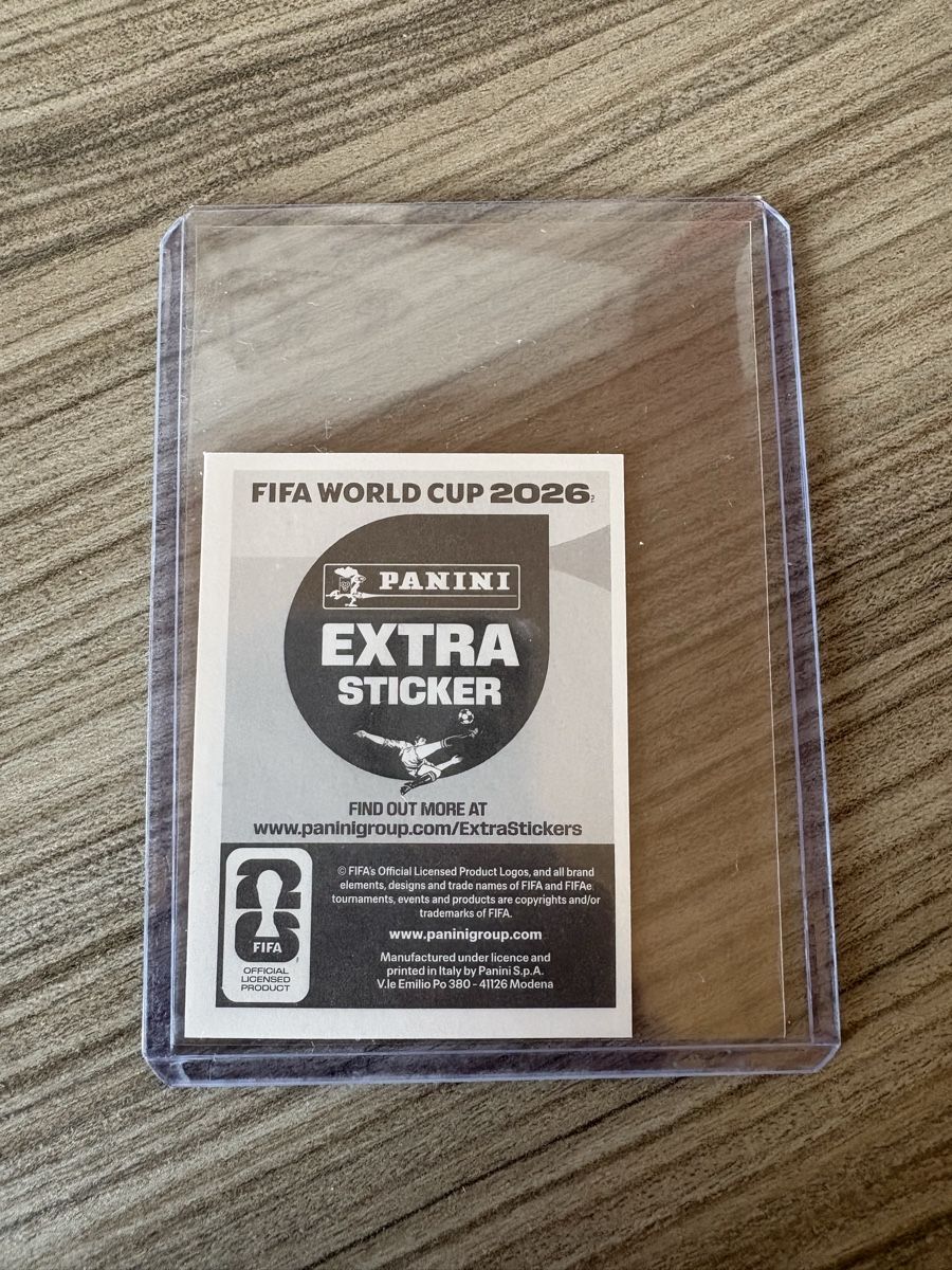 Panini Carte collezionabili: Panini Extra Sticker 2026 Gold Alphonso Davies! – Nuovo e nell'imballaggio originale da Wünnewil venduto da VinRa 1