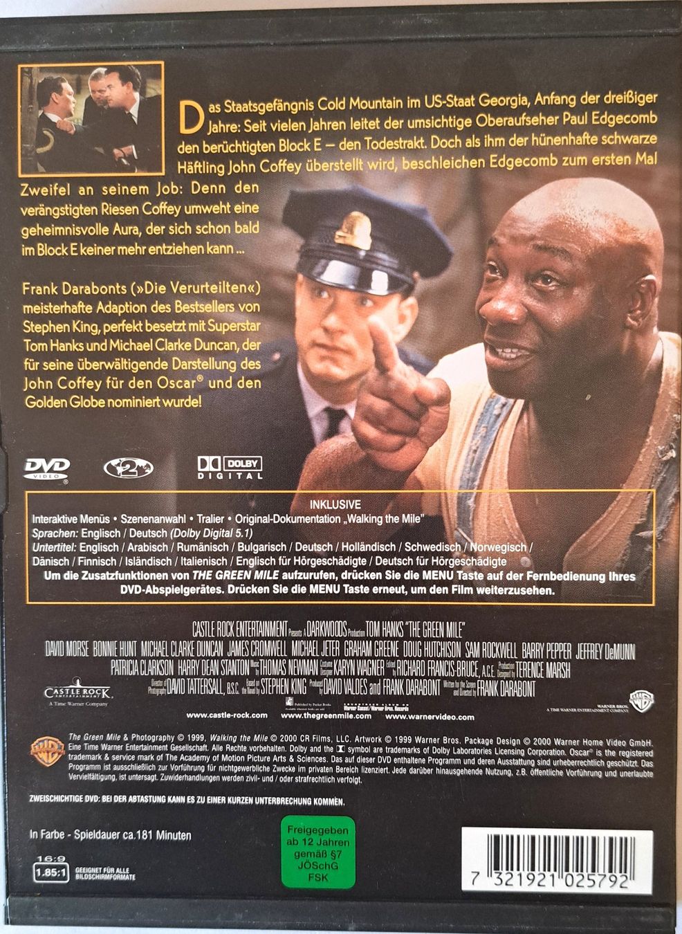Tutti i DVDs: The Green Mile – Usato da Tenniken venduto da mik_6mxg 5