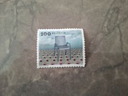 Briefmarke Schweiz 100 Helvetia