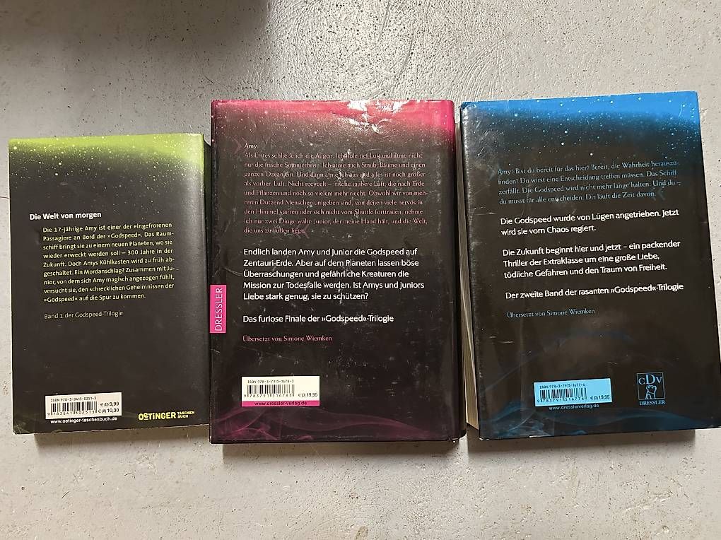 Livres: Godspeed Triologie – D'occasion à Vaduz par alina_hasler 1