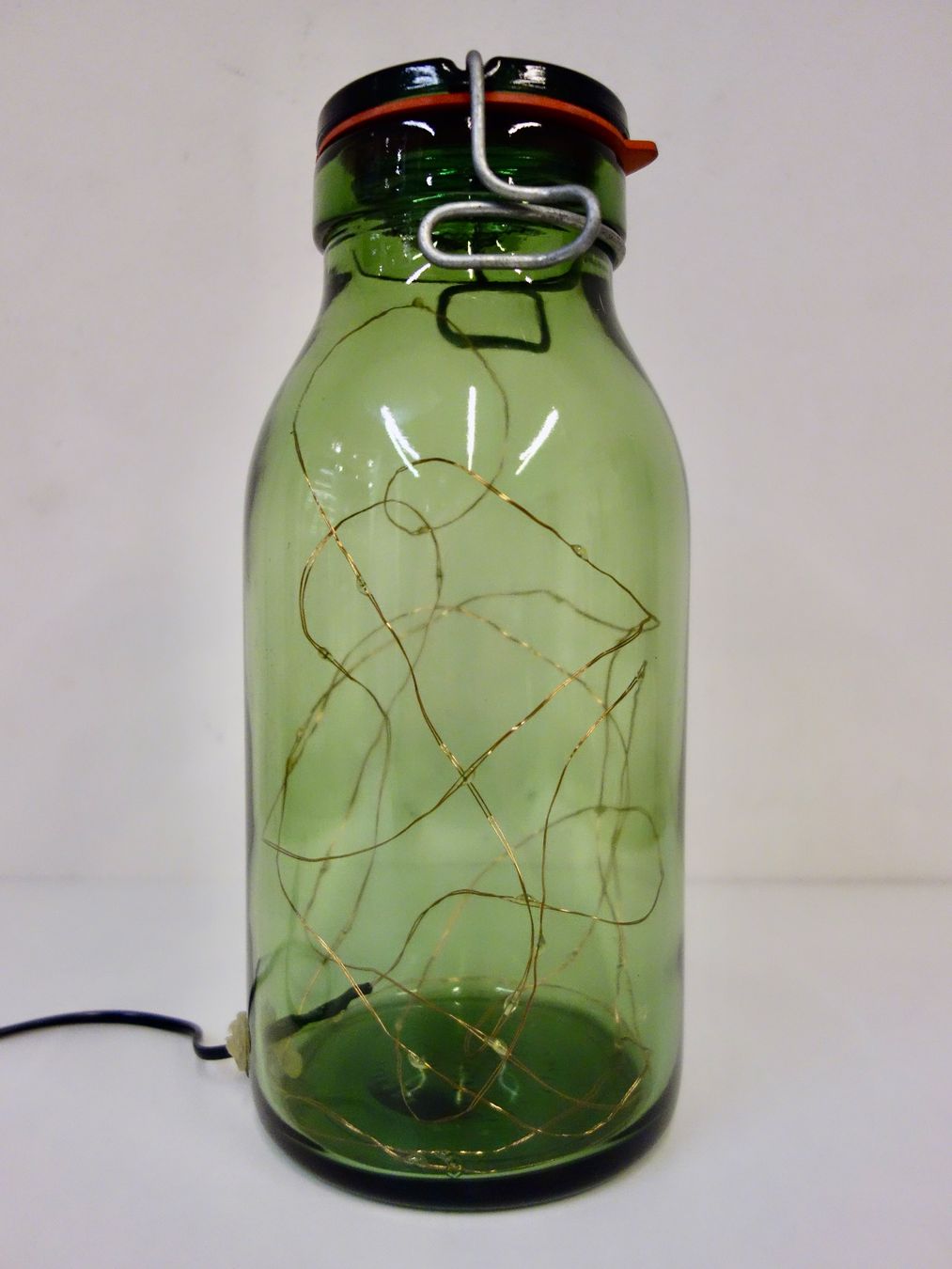 Tutte le decorazioni: Bülacher Glas Einmachglas mit Lichterkette – Usato da Kerzers venduto da zimmergruen 2