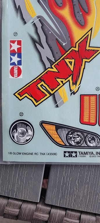 Modellbausätze & Standmodelle: Tamiya TNX / TGM Decalsheet – Neu und originalverpackt aus Therwil von davidmann 1