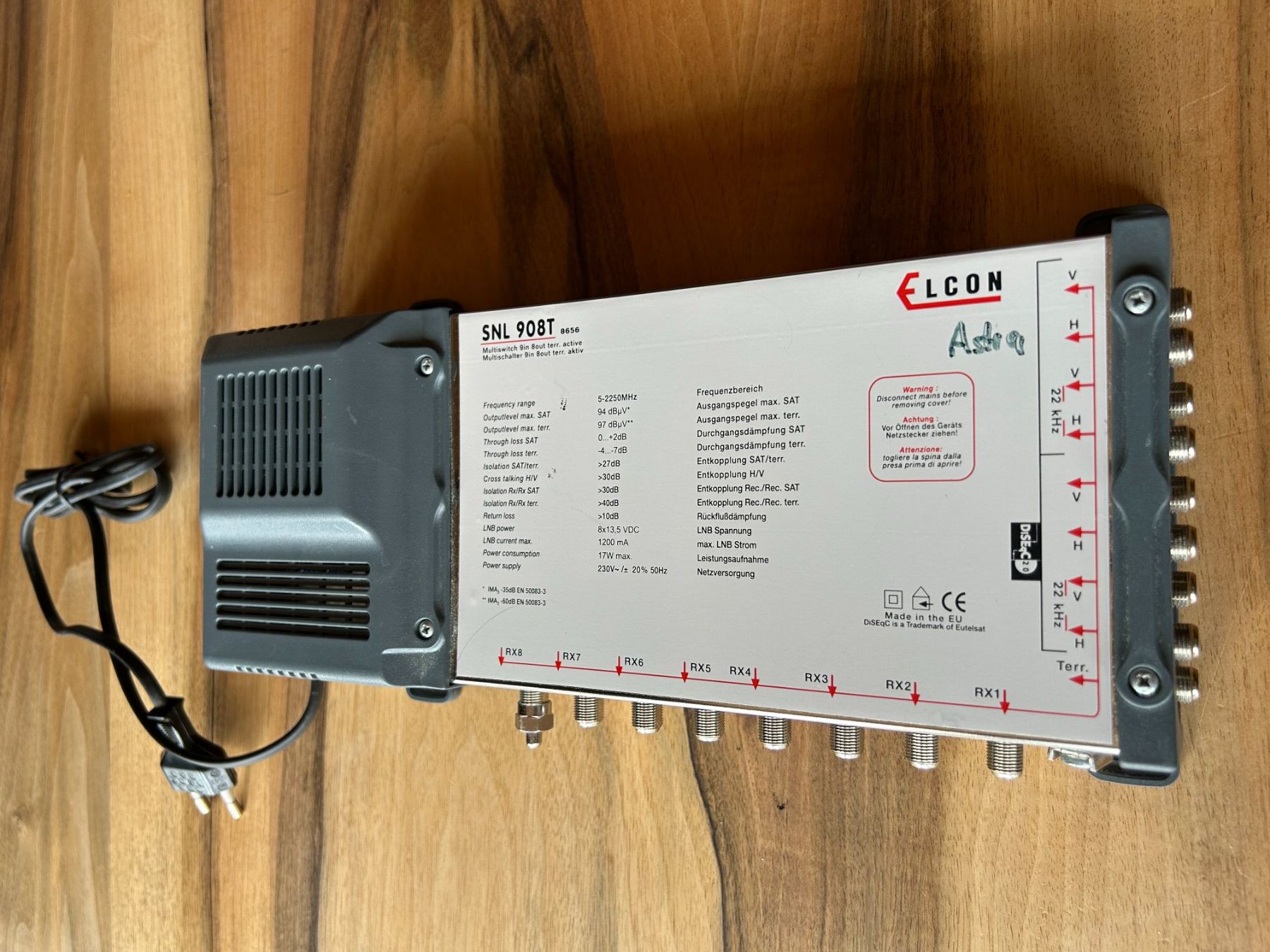 Satellitenschüssel: ELCON SNL 908   SAT-Multischalter- 9/8 – Gebraucht aus Appenzell von Z1Y7G 1