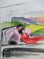 Grafik Foto Druck Tessin UNIKAT