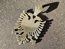 Albanischer Adler Anhänger, Silber