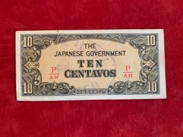 PHILIPPINES - JAPANESE OCCUPATION - 10 Centavos N.D. (1942)