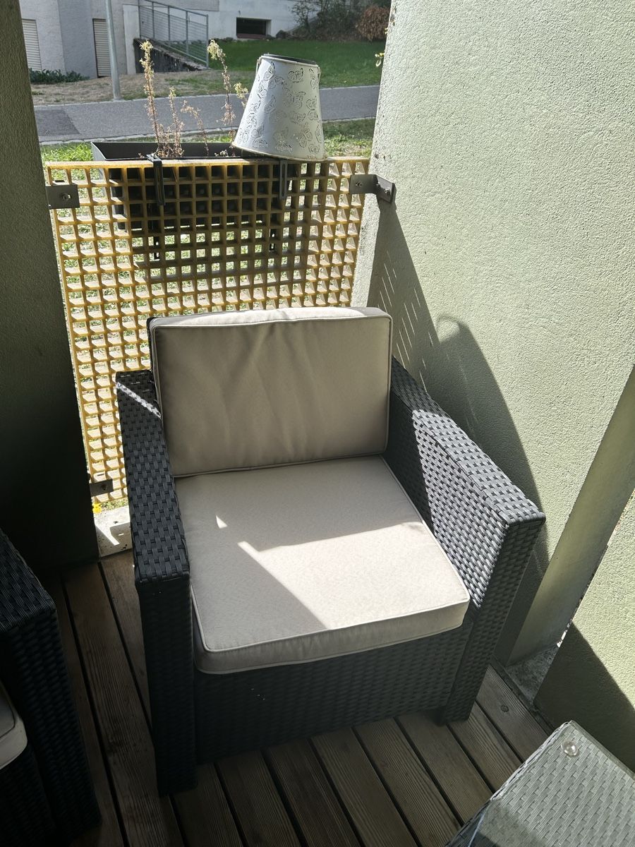 Sessel: Lounge aus Polyrattan – Gebraucht aus Zollikofen von LaLitz 3