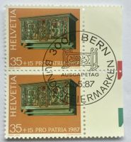 Nr.B 215 Paar  mit Vollstempel Bern