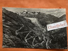  F 2909 Gletsch mit Grimsel und Furkastrasse