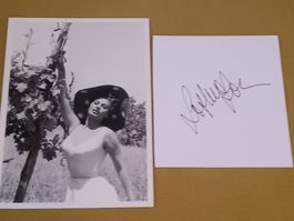 Sophie Loren - handsigniert