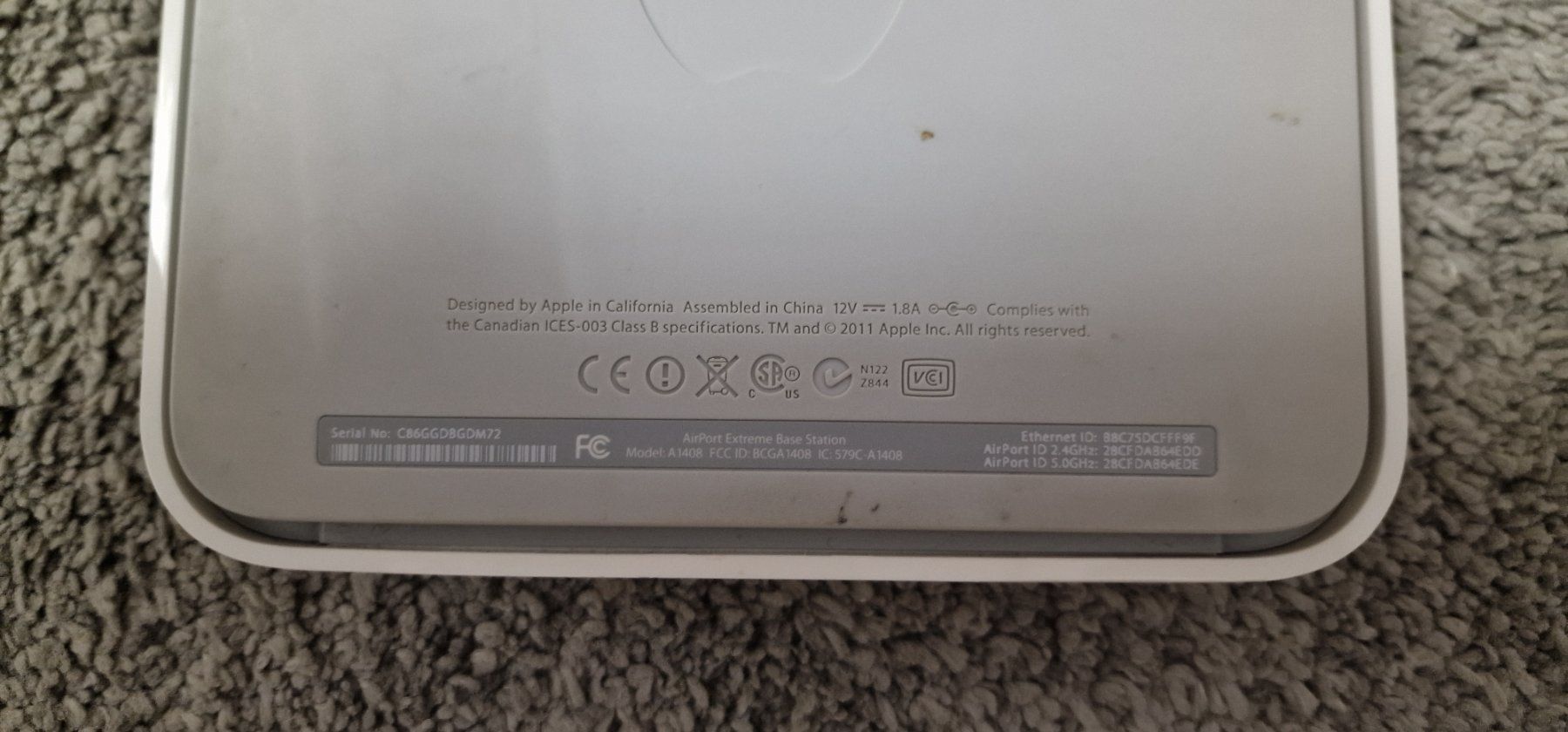 Apple Modems & Router: Apple Airport Extreme Base Station A1408 – Gebraucht aus Gerlafingen von dulifuli 5
