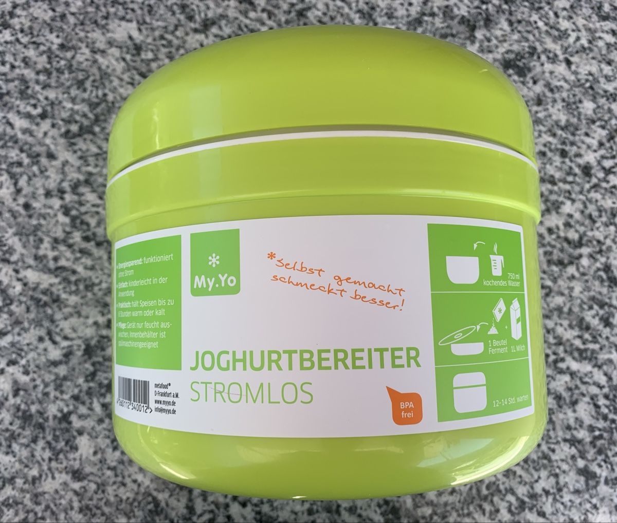 Elettrodomestici da cucina: Joghurt Bereiter My.Yo stromlos – Usato da Oberurnen venduto da Hoxoili