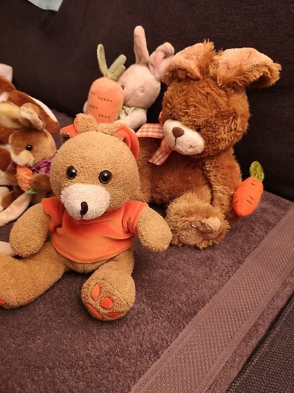 Spielzeuge: Hasenfamilie Plüschtiere – Gebraucht aus Lyss von Clarino1 1