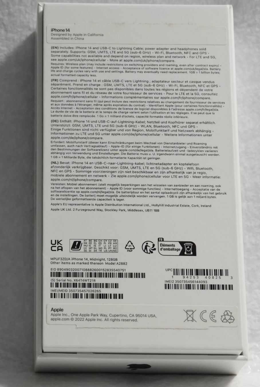 Apple Telefoni cellulari / Smartphones: APPLE iPhone 14 - 128 GB - schwarz – Usato da Winterthur venduto da Sawomiju 7