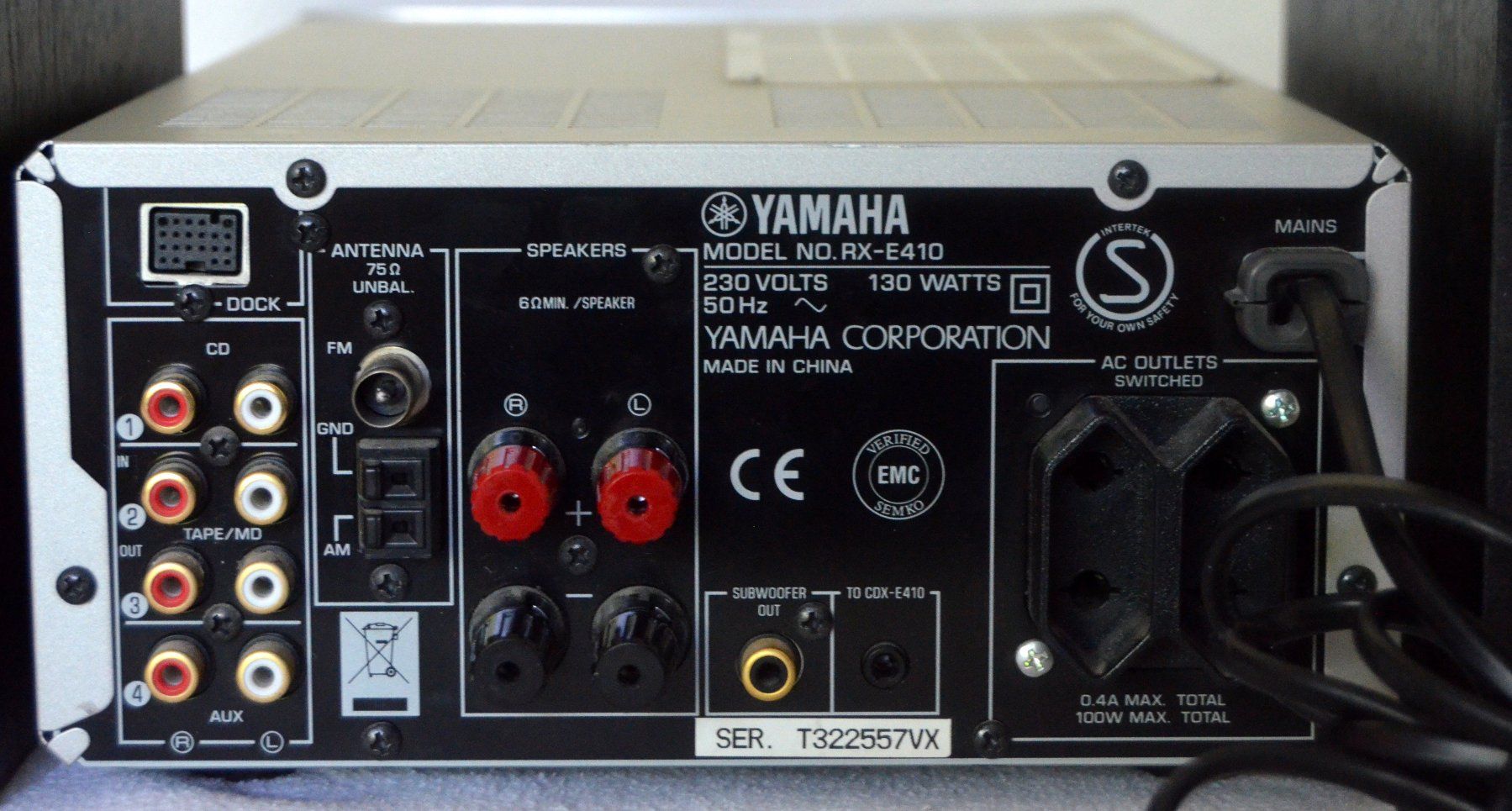 Yamaha Lettore multimediale & Streamer: Yamaha RX-E410 Kompaktanlage chaîne stéréo – Usato da Collonges venduto da arashee 6