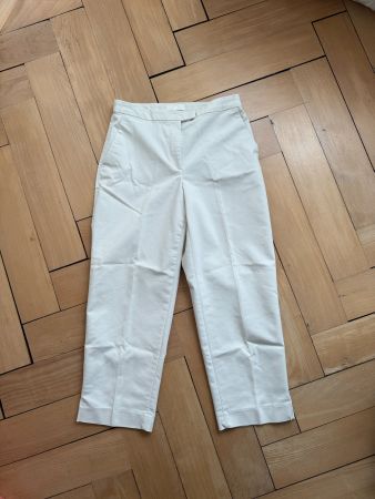 Hose offweiss elegant 38
