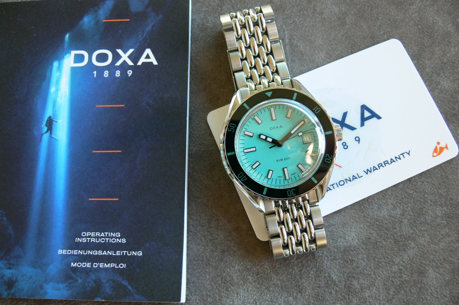 Doxa Orologi: DOXA Sub 200 Professional Diver Türkis Dial 799.10.241.10 – Usato da Remigen venduto da Kelias 5
