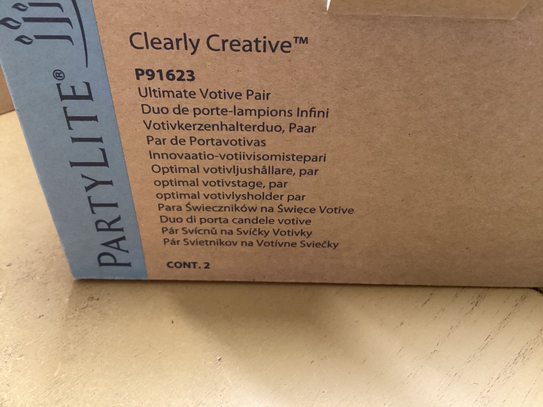 Partylite Tutte le decorazioni: 2 Windlichter, Teelichthalter, Glas, Partylite – Nuovo e nell'imballaggio originale da Lyss venduto da Nigudasschaf 1
