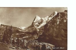 Mürren Eiger Mönch 1927, Marke sitzende Helvetia