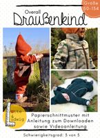 Papierschnittmuster Draußenkind
