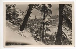 ST. MORITZ DORF tief verschneit