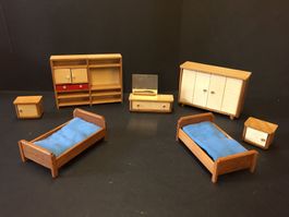 7 Teilige Vintage Puppenhaus Moebel