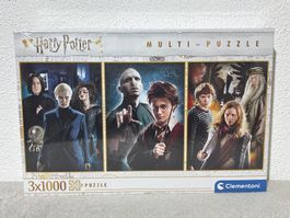 Harry Potter Puzzle Set, 3x1000 Teile, Neu & OVP!