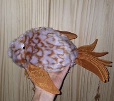 Jellycat Fish Grumpy Brown retired Très bon état 