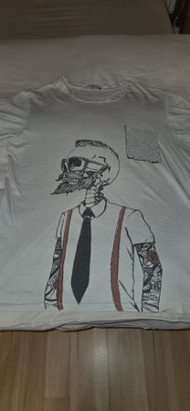 F.K. T-Shirt  Grösse L /XL mit Print 