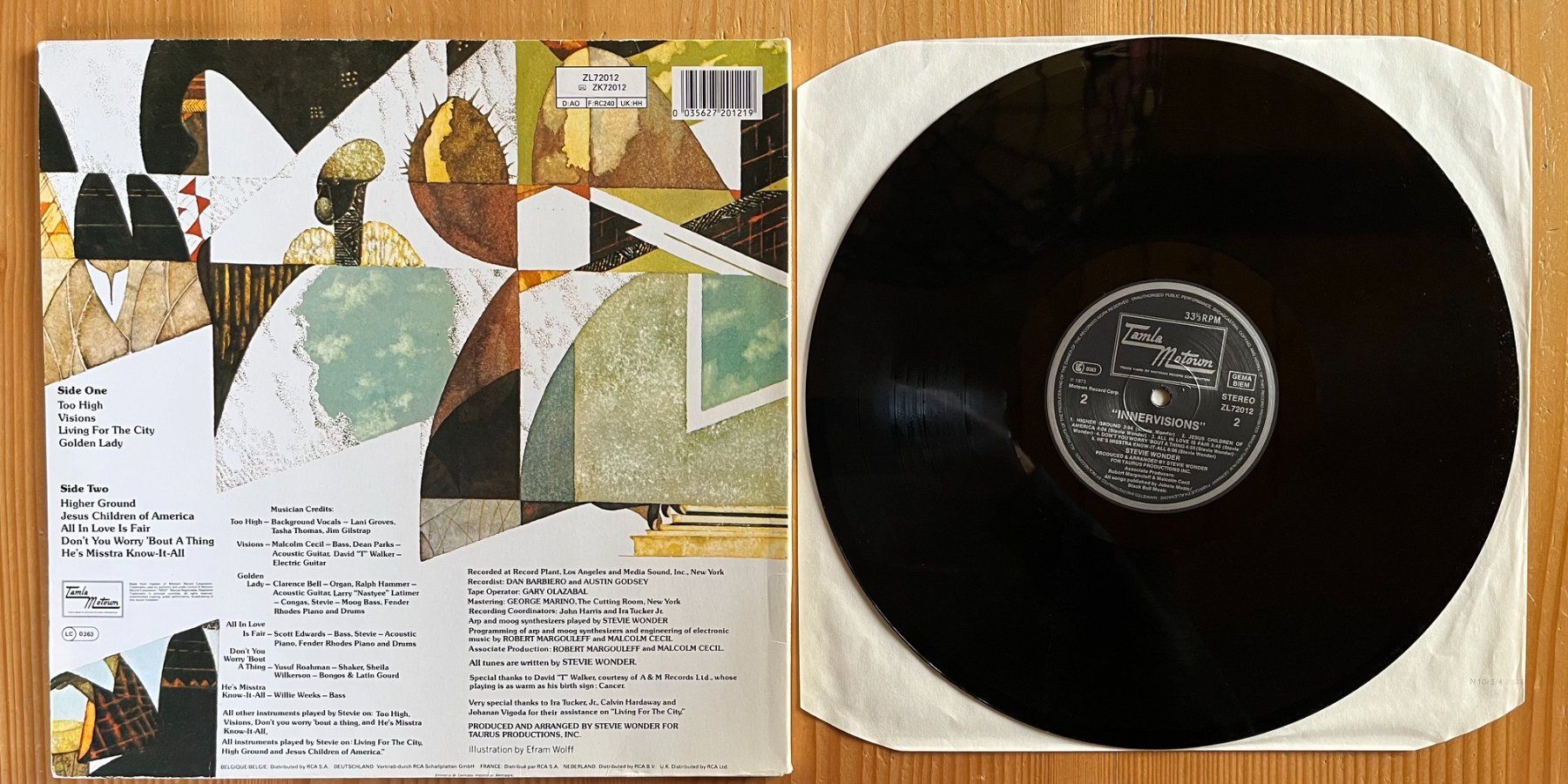 Dischi in vinile: Stevie Wonder – Innervisions – Usato da Gelterkinden venduto da RoxyRock 1