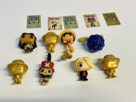 One Piece Funko Pop Minifiguren Set 8 Figuren. Kinder Joy