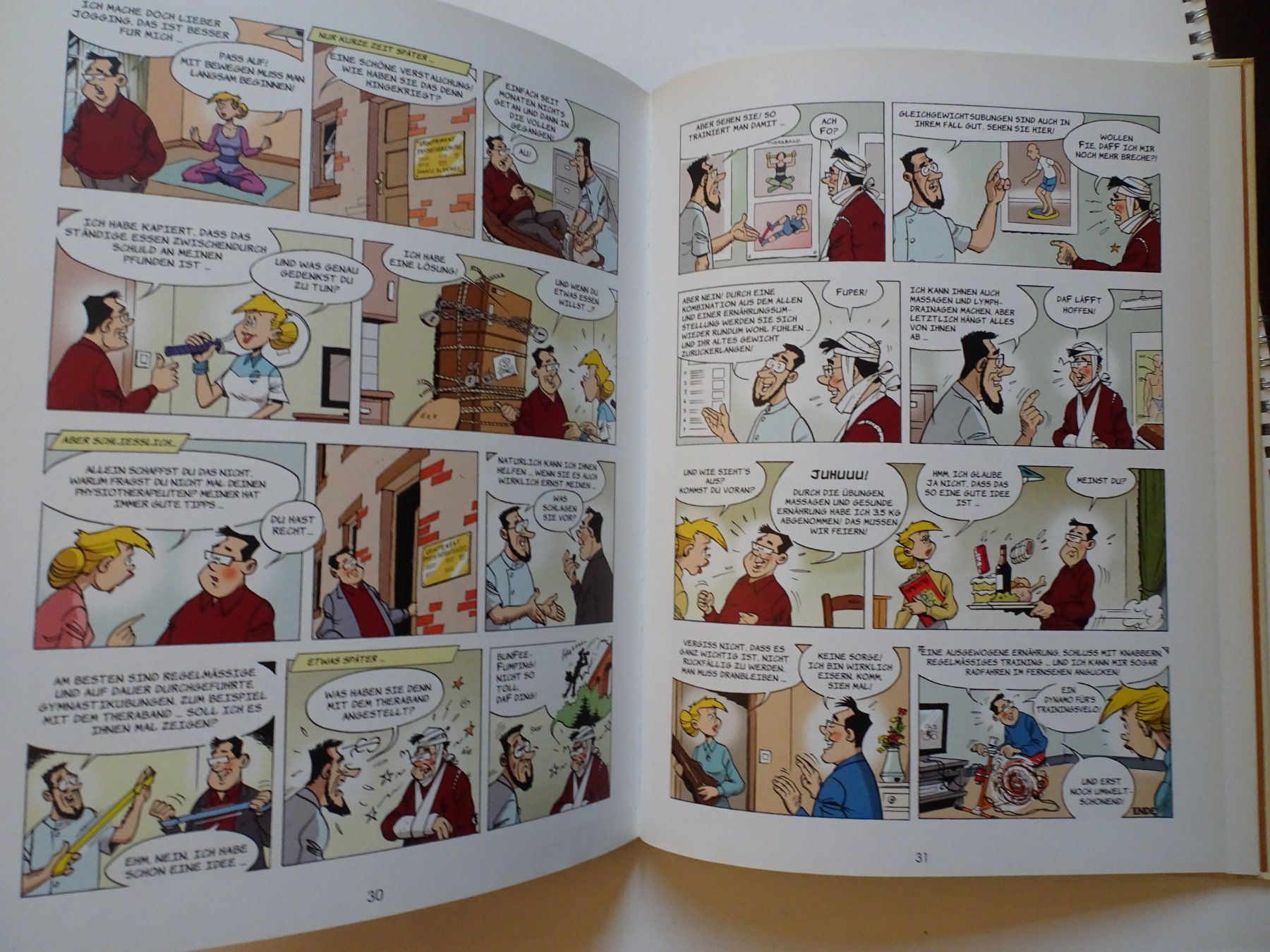 BD: Physio Comic Album von Mandryl – D'occasion à Schönenwerd par schnitzunddrunter 2