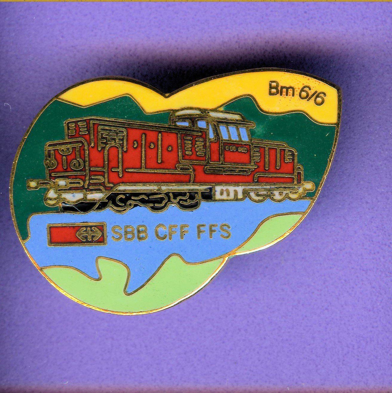 SBB/CFF/FFS Placchette & Badge: SBB CFF FFS  Bm 6/6 – Usato da Winterthur venduto da Sammleroase