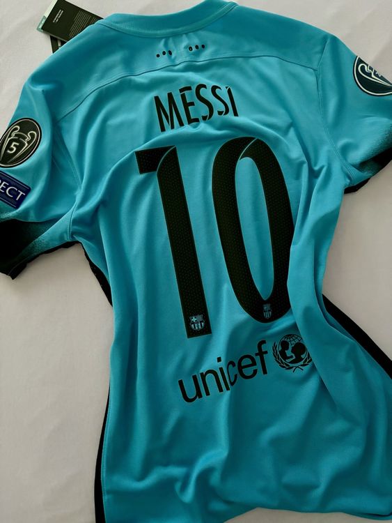 FC BARCELONA NIKE MESSI AUTHENTIC THIRD TRIKOT Kaufen auf Ricardo