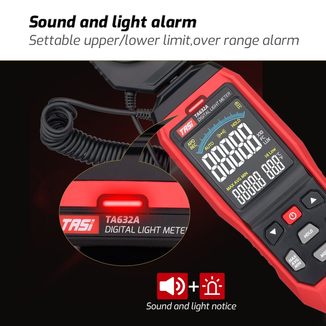 Misurare: PROFI LUXMETER - 0-200000 LUX - DIGITAL LCD LICHTMETER – Nuovo e nell'imballaggio originale da Kriens venduto da swissgadget 6
