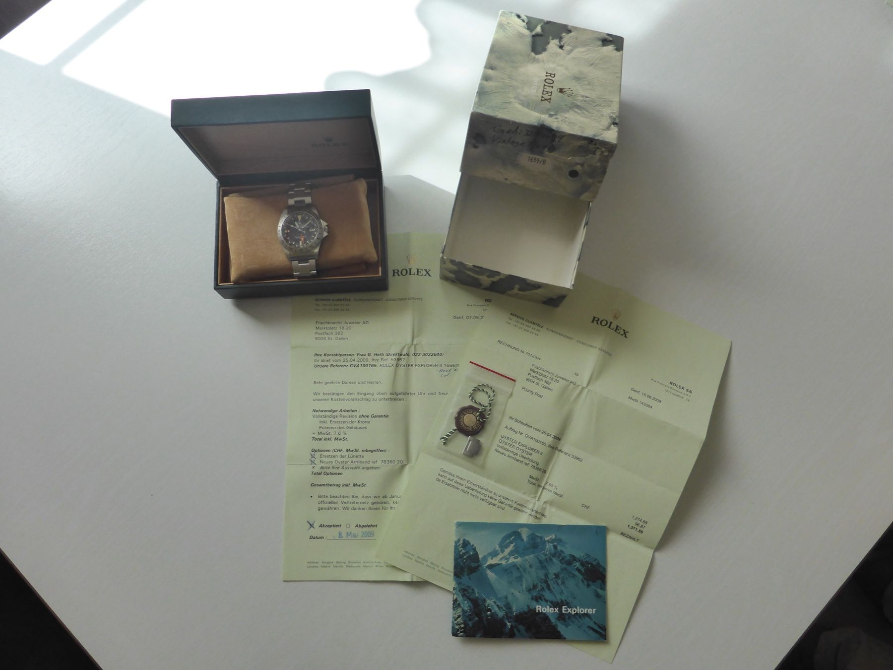 Rolex Orologi: ROLEX "Steve McQueen" Ref:1655/0 cal:1575 , Herr Stahl – Nuovo (secondo la descrizione) da Gonten venduto da gwondrig 9
