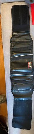 Ceinture lombaire moto cuir "IXS" homme