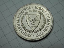 Zypern 50 Mils, 1982