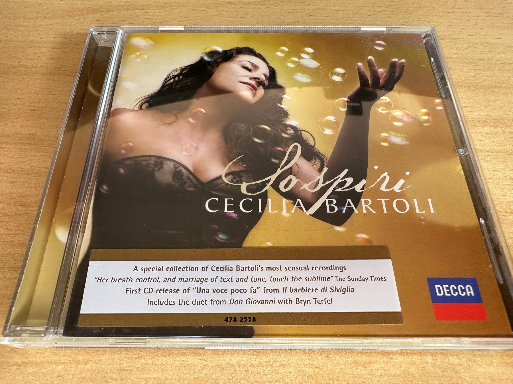 CD: Cecilia Bartoli – Sospiri – Usato da Rikon im Tösstal venduto da Alpenmutz